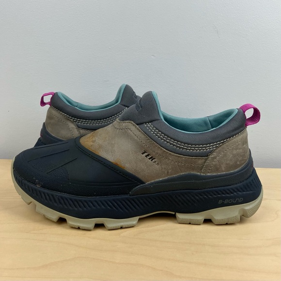 L.L. Bean Women’s Size 8.5 M Storm Chaser 6 Waterproof Slip On Shoes Iron Navy - Picture 3 of 12